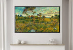 Samsung Frame TV Art 4K Famous Sunset at Montmajour Painting by Vincent van Gogh. Instant Download van Gogh Nature Landscape for Frame TV. – Frame TV Art Set
