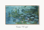 Samsung Frame TV Art 4K Famous Water Lilies Claude Monet Painting. Instant Download Botanical Wall Art for the Frame TV. Vintage Wall Art – Frame TV  Art
