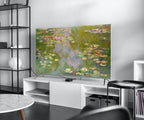 Included artwork preview showing first selection of artworks from Samsung Frame TV Art 4K Famous Water Lilies Claude Monet Painting. Instant Download Botanical Wall Art for the Frame TV. Vintage Wall Art. (variation 1)