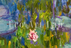 Detail view of artwork from Samsung Frame TV Art 4K Famous Water Lilies Painting by Claude Monet. Instant Download Botanical Wall Art for the Frame TV. Vintage Wall Art. (variation 1)