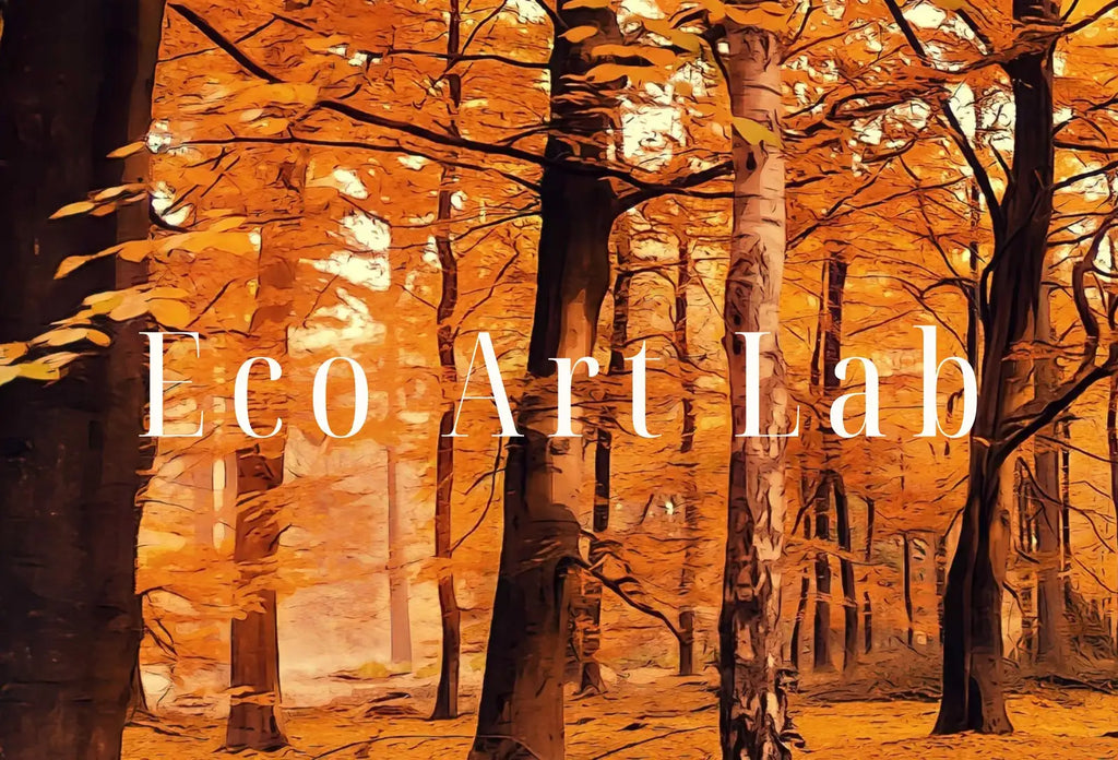 Tableau 4K de sentier forestier en automne : Une peinture numérique évoquant la beauté de l’automne. Parfait pour la télévision Frame. Téléchargement instantané.