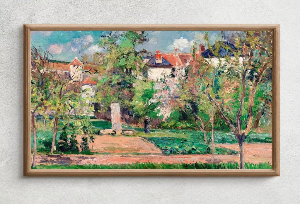 Samsung Frame TV Art 4K Garden in the Sun Famous French Countryside Painting. Instant Download Landscape Art for Frame TV. Vintage Wall Art – Frame TV  Art