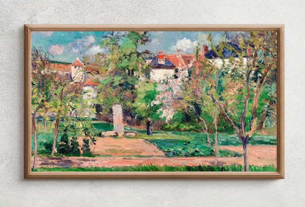 Samsung Frame TV Art 4K Garden in the Sun Famous French Countryside Painting. Instant Download Landscape Art for Frame TV. Vintage Wall Art – Frame TV  Art