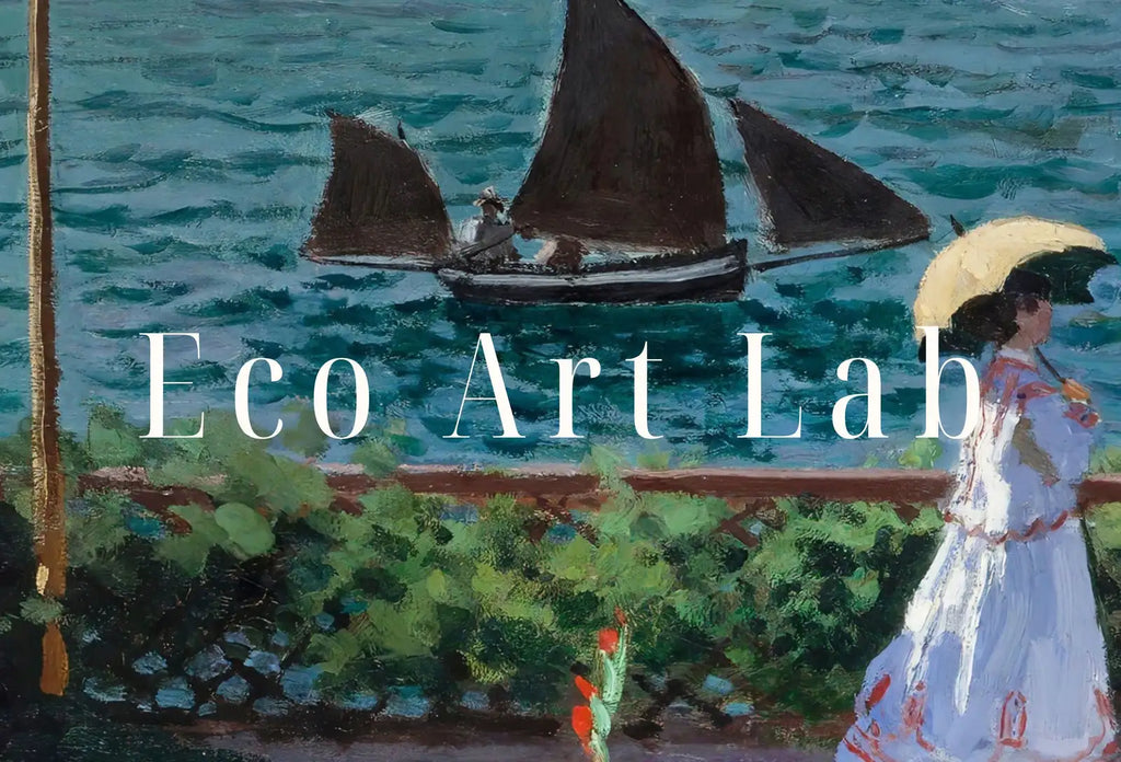 Detail view of artwork from Samsung Frame TV Art 4K Garden & Seascape Famous Painting. Instant Download Vintage Art for Samsung Frame TV. Claude Monet Art for TV. (variation 1)