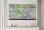 Samsung Frame TV Art 4K Garden with Irises Famous Claude Monet Painting. Instant Download Landscape Wall Art for Frame TV. Vintage Wall Art – Frame TV Digital Download Art – Digital Download