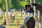 Art pour Frame TV 4K du célèbre tableau de Georges Seurat Un dimanche après-midi à l’Île de la Grande Jatte. Art impressionniste classique et antique pour Frame TV. Téléchargeable