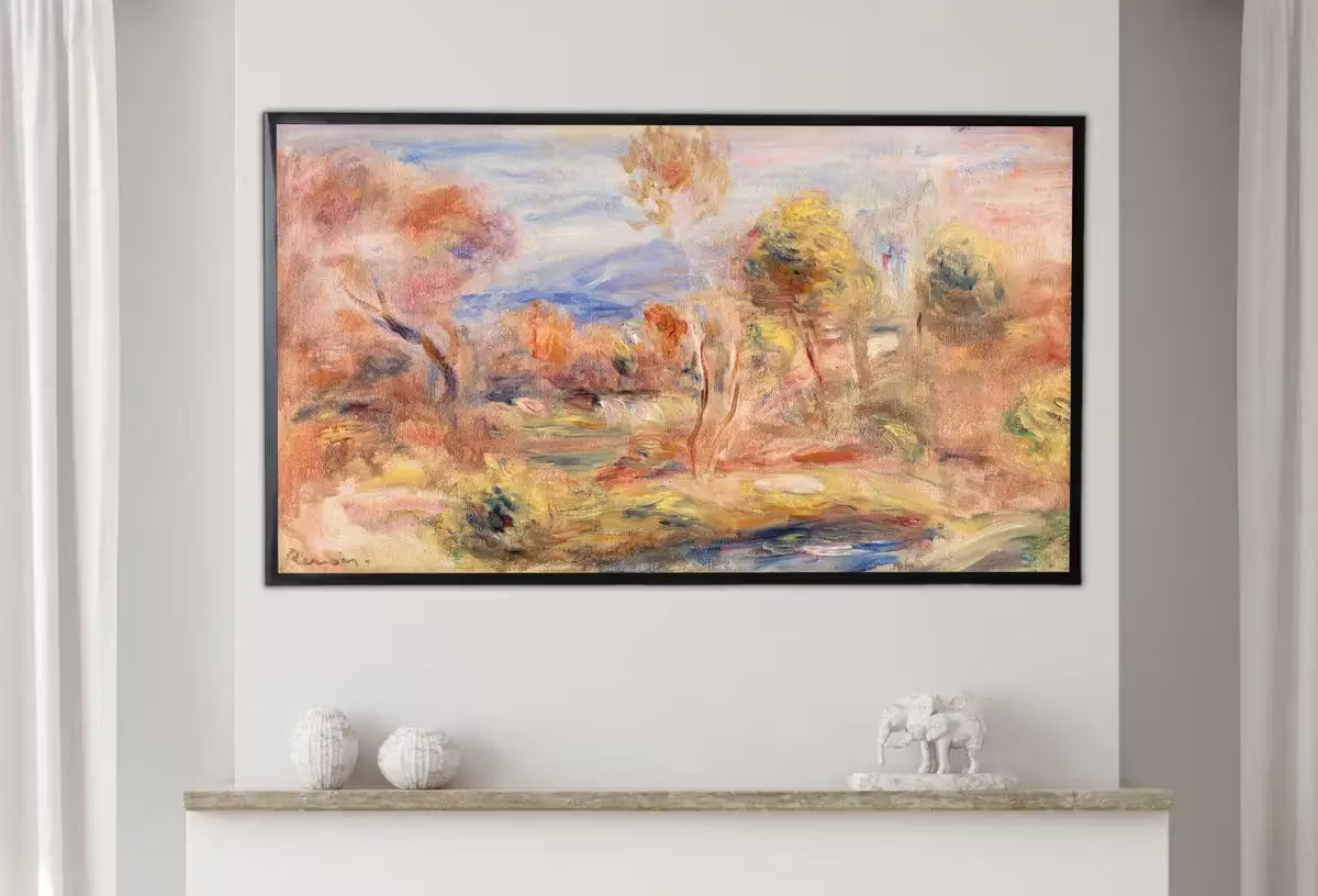 Samsung Frame TV Art 4K Glade (Clairière) by Auguste Renoir. Famous Antique Oil Painting. Landscape Vintage Impressionist Art for Frame TV – Frame TV  Art