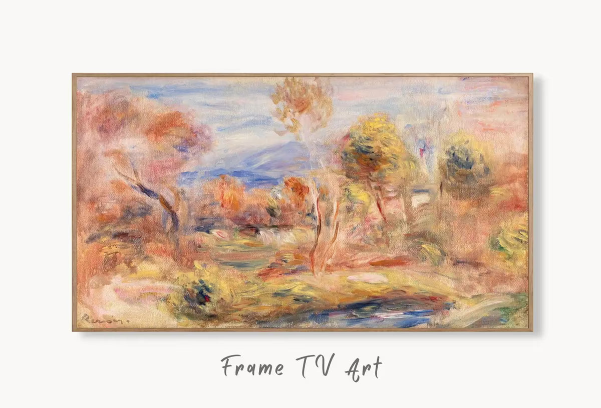 Samsung Frame TV Art 4K Glade (Clairière) by Auguste Renoir. Famous Antique Oil Painting. Landscape Vintage Impressionist Art for Frame TV – Frame TV  Art