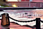 Second included artwork preview from Samsung Frame TV Art 4K Golden Gate Bridge Digital Painting. Instant Download Art for TV. Colorful Frame TV Art featuring various scenes.