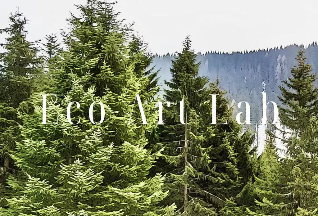 Samsung Frame TV Art 4K Green Forest in Snow Landscape. Digital Painting. Instant Download. Snow Art for Samsung Frame TV. Art for TV – Frame TV  Art