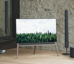 Detail view of artwork from Samsung Frame TV Art 4K Green Forest Landscape Nature Wall Art. Instant Download Forest Photography. Pine Trees Art for Frame TV. (variation 5)