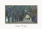 Samsung Frame TV Art 4K Gustav Klimt Avenue in the Park Famous Art Nouveau Painting. Antique Classic Klimt Art for Frame TV. Downloadable – Frame TV  Art