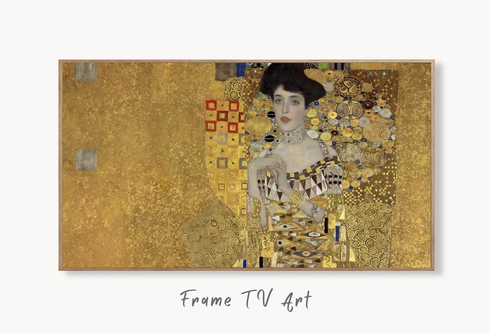 Samsung Frame TV Art 4K Gustav Klimt Famous Vintage Portrait Art Nouveau Painting. Instant Download Antique Woman Painting Art for Frame TV – Frame TV Digital Download Art – Digital Download
