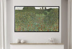 Samsung Frame TV Art 4K Gustav Klimt Flower Field Famous Art Nouveau Painting. Antique Floral Classic Klimt Art for Frame TV. Downloadable – Frame TV  Art