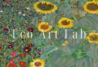 Second included artwork preview from Samsung Frame TV Art 4K Gustav Klimt Flower Garden Famous Art Nouveau Painting. Antique Floral Classic Klimt Art for Frame TV. Downloadable featuring various scenes.