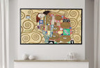 Samsung Frame TV Art 4K Gustav Klimt "Fulfillment" Famous Art Nouveau Painting. Antique Romantic Classic Klimt Art for Frame TV Downloadable – Frame TV  Art
