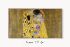 Samsung Frame TV Art 4K Gustav Klimt "The Kiss" Famous Art Nouveau Painting. Antique Romantic Classic Klimt Art for Frame TV. Downloadable – Frame TV  Art