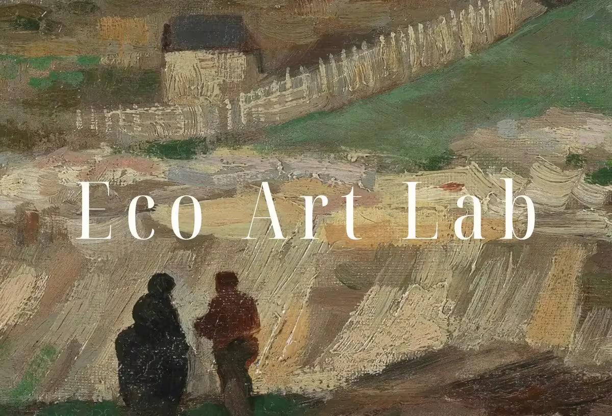 Samsung Frame TV Art 4K hill of Montmartre Famous Painting by Vincent van Gogh. Instant Download van Gogh Art for Frame TV. Vintage Wall Art – Frame TV  Art