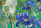 Second included artwork preview from Samsung Frame TV Art 4K Irises Famous Painting by Vincent van Gogh. Instant Download van Gogh Art for the Frame TV. Vintage Flowers Wall Art featuring various scenes.