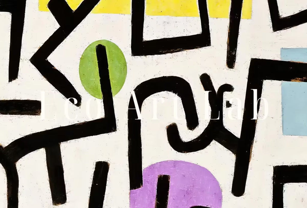 Samsung Frame TV Art 4K Minimalist Paul Klee Abstract Painting. Instant Download Vintage Famous Abstract Painting Paul Klee Art for Frame TV – Frame TV  Art