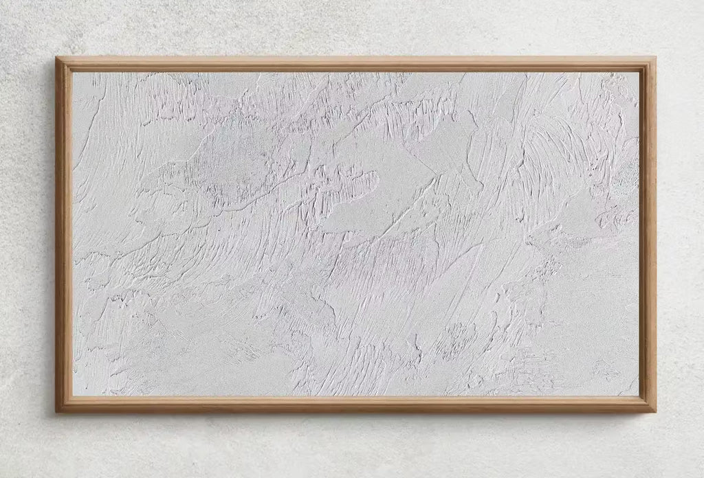 Samsung Frame TV Art 4K Modern Wall Texture Abstract Painting. Neutral Minimal Abstract Art. Instant Download Art for TV. – Frame TV  Art