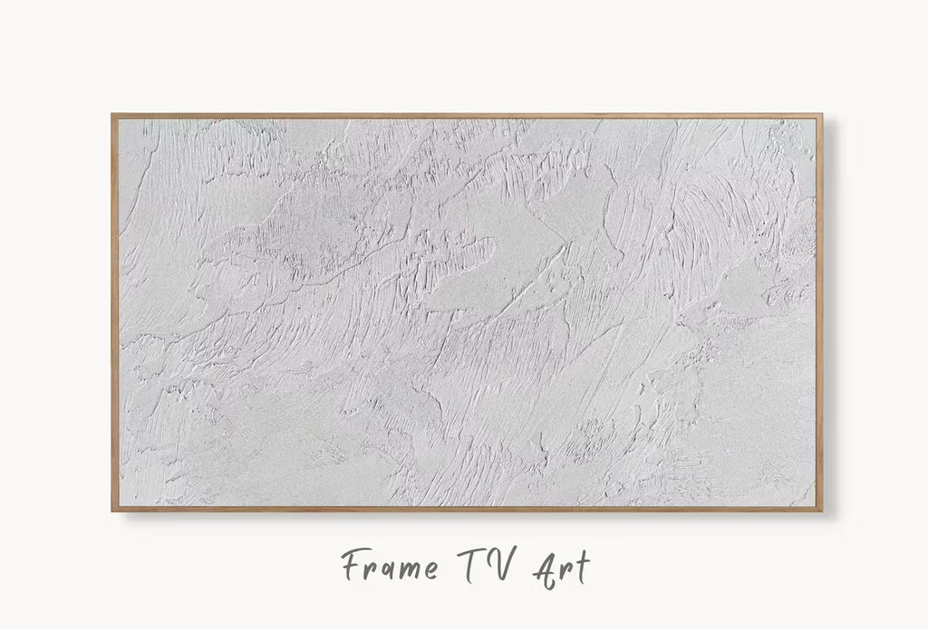 Samsung Frame TV Art 4K Modern Wall Texture Abstract Painting. Neutral Minimal Abstract Art. Instant Download Art for TV. – Frame TV  Art