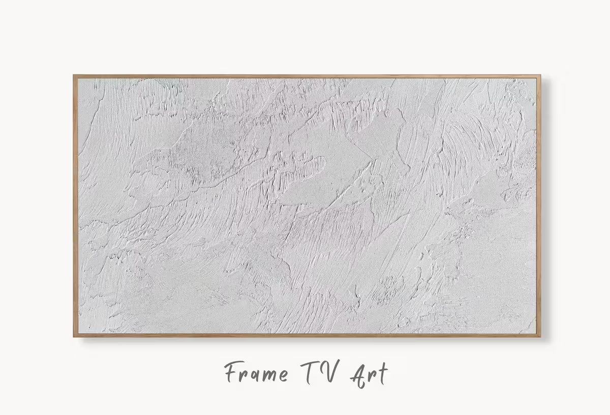 Samsung Frame TV Art 4K Modern Wall Texture Abstract Painting. Neutral Minimal Abstract Art. Instant Download Art for TV. – Frame TV  Art