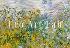 Samsung Frame TV Art 4K Monet Flowers on The Seine Famous Painting. Instant Download Vintage Art for Samsung Frame TV. Claude Monet TV Art – Frame TV  Art