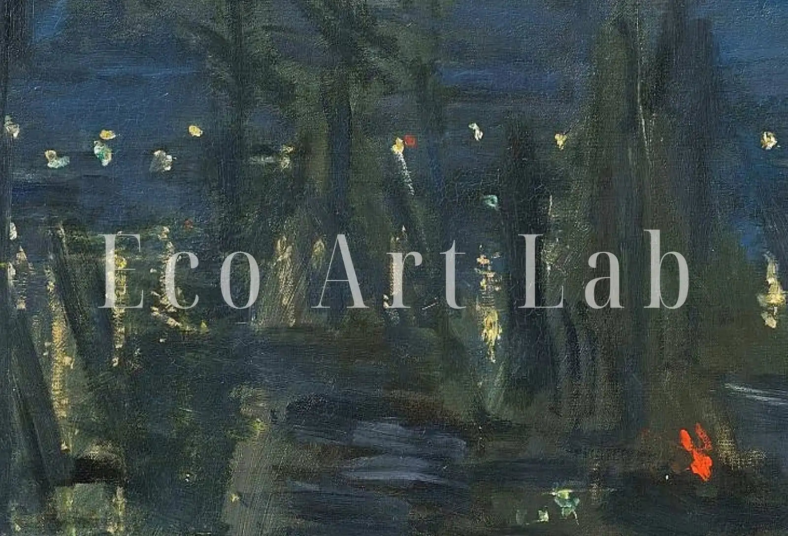 Detail view of artwork from Samsung Frame TV Art 4K Monet Harbor in the Evening Famous Painting. Instant Download Vintage Art for Samsung Frame TV. Claude Monet TV Art. (variation 1)