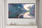 Samsung Frame TV Art 4K Monet Morning on the Seine Famous Painting. Instant Download Vintage Art for Samsung Frame TV. Claude Monet TV Art – Frame TV  Art