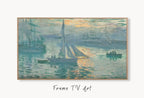 Claude Monet Nautical Sunrise by Claude Monet — Samsung Frame TV art