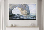 Samsung Frame TV Art 4K Monet Sea & Rock Famous Painting. Instant Download. Vintage Art for the Samsung Frame TV. Claude Monet Art for TV – Frame TV  Art
