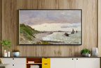 Second included artwork preview from Samsung Frame TV Art 4K Monet Seashore Famous Painting. Instant Download. Vintage Art for the Samsung Frame TV. Claude Monet Art for TV featuring various scenes.