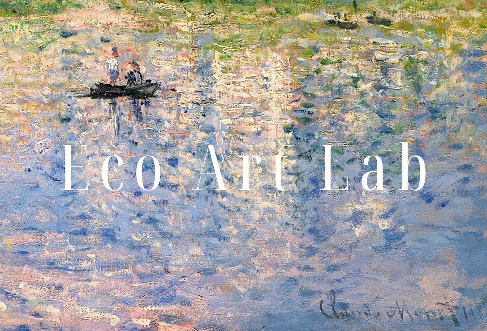 Detail view of artwork from Samsung Frame TV Art 4K Monet Vétheuil in Summer Famous Painting. Instant Download Vintage Art for Samsung Frame TV. Claude Monet Art for TV. (variation 1)