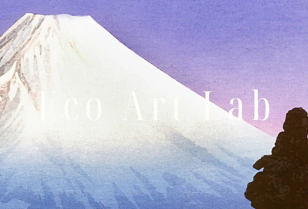 Art Frame TV 4K, paysage du Mont Fuji, art mural japonais vintage. Téléchargement instantané d’art japonais antique pour Frame TV. Art mural vintage