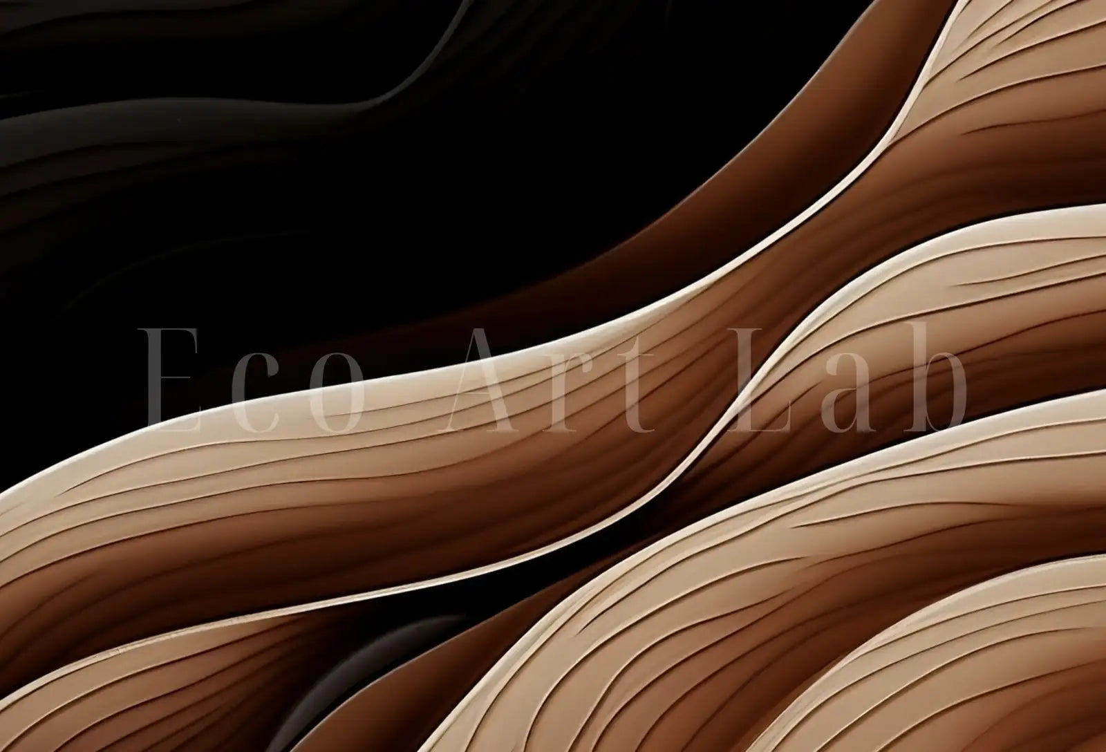 Detail view of artwork from Samsung Frame TV Art 4K Neutral Minimalist Abstract Modern Art. Beige & Black 3D Texture Art. Abstract Pattern Instant Download Art for TV. (variation 2)