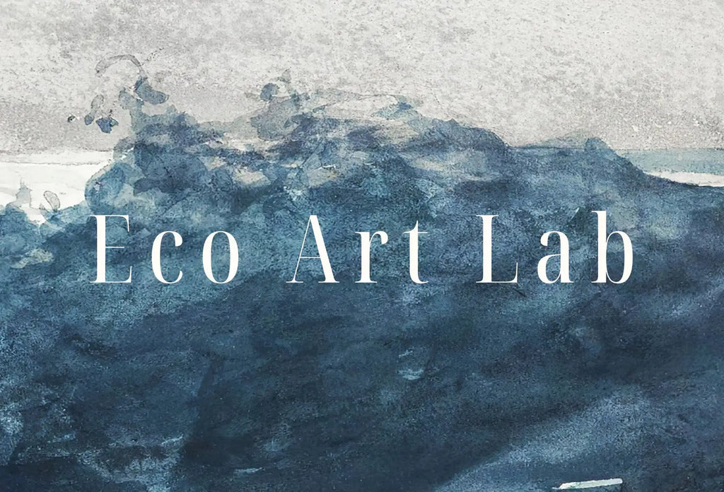 Detail view of artwork from Samsung Frame TV Art 4K, Ocean Waves Vintage Painting. Samsung Art TV Digital Download for Samsung Frame, Coastal Landscape Frame TV Art. (variation 1)