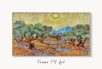 Samsung Frame TV Art 4K Olive Trees Landscapes Famous Painting by Vincent van Gogh. Instant Download van Gogh Landscape for the Frame TV – Frame TV  Art