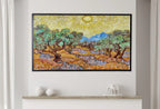 Samsung Frame TV Art 4K Olive Trees Landscapes Famous Painting by Vincent van Gogh. Instant Download van Gogh Landscape for the Frame TV – Frame TV  Art