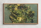Samsung Frame TV Art 4K Pansies Famous Still Life Painting by Vincent van Gogh. Instant Download van Gogh Art for Frame TV. Vintage Wall Art – Frame TV  Art