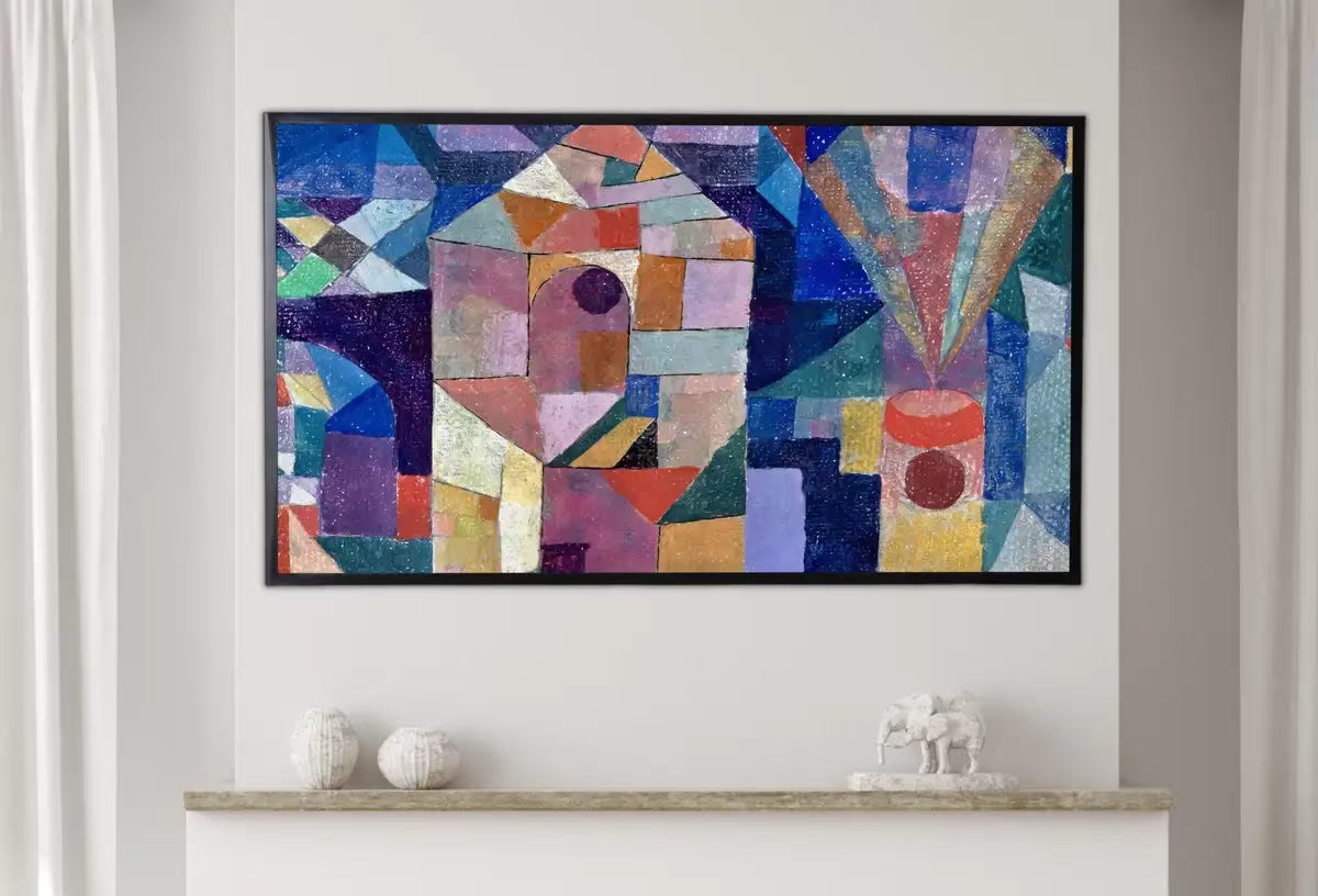 Samsung Frame TV Art 4K Paul Klee Castle Garden Abstract Painting 1. Instant Download Vintage Famous Abstract Painting Klee Art for Frame TV – Frame TV  Art