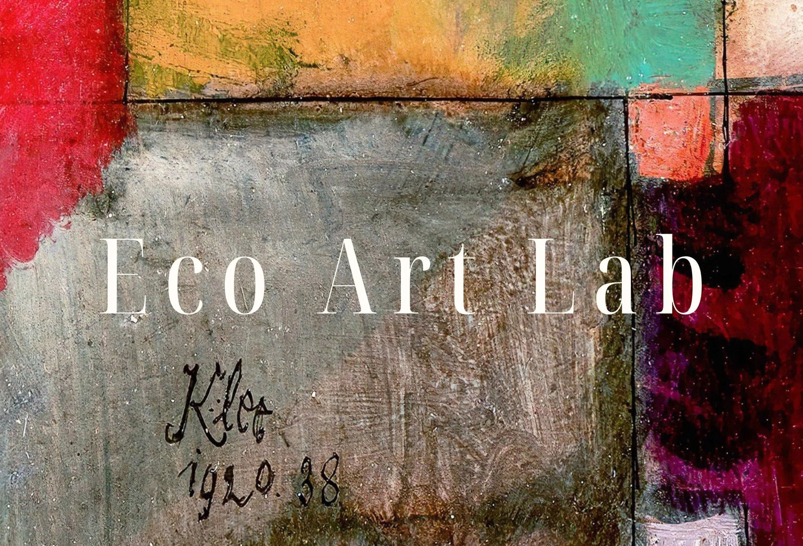 Detail view of artwork from Samsung Frame TV Art 4K Paul Klee Colorful Abstract Painting. Instant Download Vintage Famous Abstract Painting. Paul Klee Art for Frame TV. (variation 2)