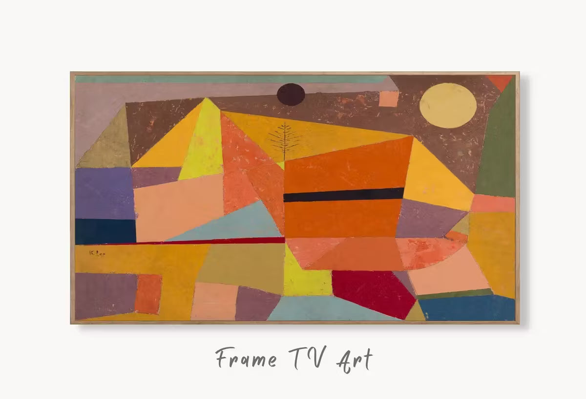 Samsung Frame TV Art 4K Paul Klee Colorful Abstract Painting. Instant Download Vintage Famous Abstract Painting. Paul Klee Art for Frame TV – Frame TV  Art