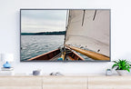 Samsung Frame TV Art 4K Sailboat Painting Nautical Wall Art. Instant Download Boat Painting for the Frame TV. Digital Sailboat Art for TV – Frame TV Digital Download Art – Digital Download