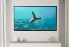 Included artwork preview showing first selection of artworks from Samsung Frame TV Art 4K Sea Turtle Wall Art Digital Painting. Instant Download Turtle Ocean Art for the Samsung Frame TV. Turtle Art for TV.