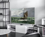Samsung Frame TV Art 4K Seascape Famous Claude Monet Painting. Instant Download Nautical Wall Art for the Frame TV. Vintage Wall Art – Frame TV  Art