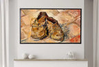 Samsung Frame TV Art 4K "Shoes" Famous Still Life Painting by Vincent van Gogh. Instant Download van Gogh Art for Frame TV. Vintage Decor – Frame TV  Art