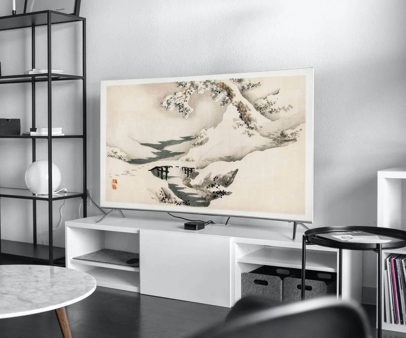 Second included artwork preview from Samsung Frame TV Art 4K Snow Landscape Vintage Japanese Wall Art. Instant Download Antique Japanese Art for the Frame TV. Vintage Wall Art featuring various scenes.
