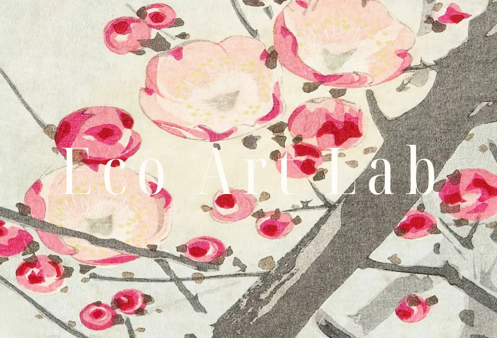 Detail view of artwork from Samsung Frame TV Art 4K Songbird on Blossom Tree Vintage Japanese Wall Art. Instant Download Antique Japanese Art for the Frame TV. Bird Art. (variation 1)