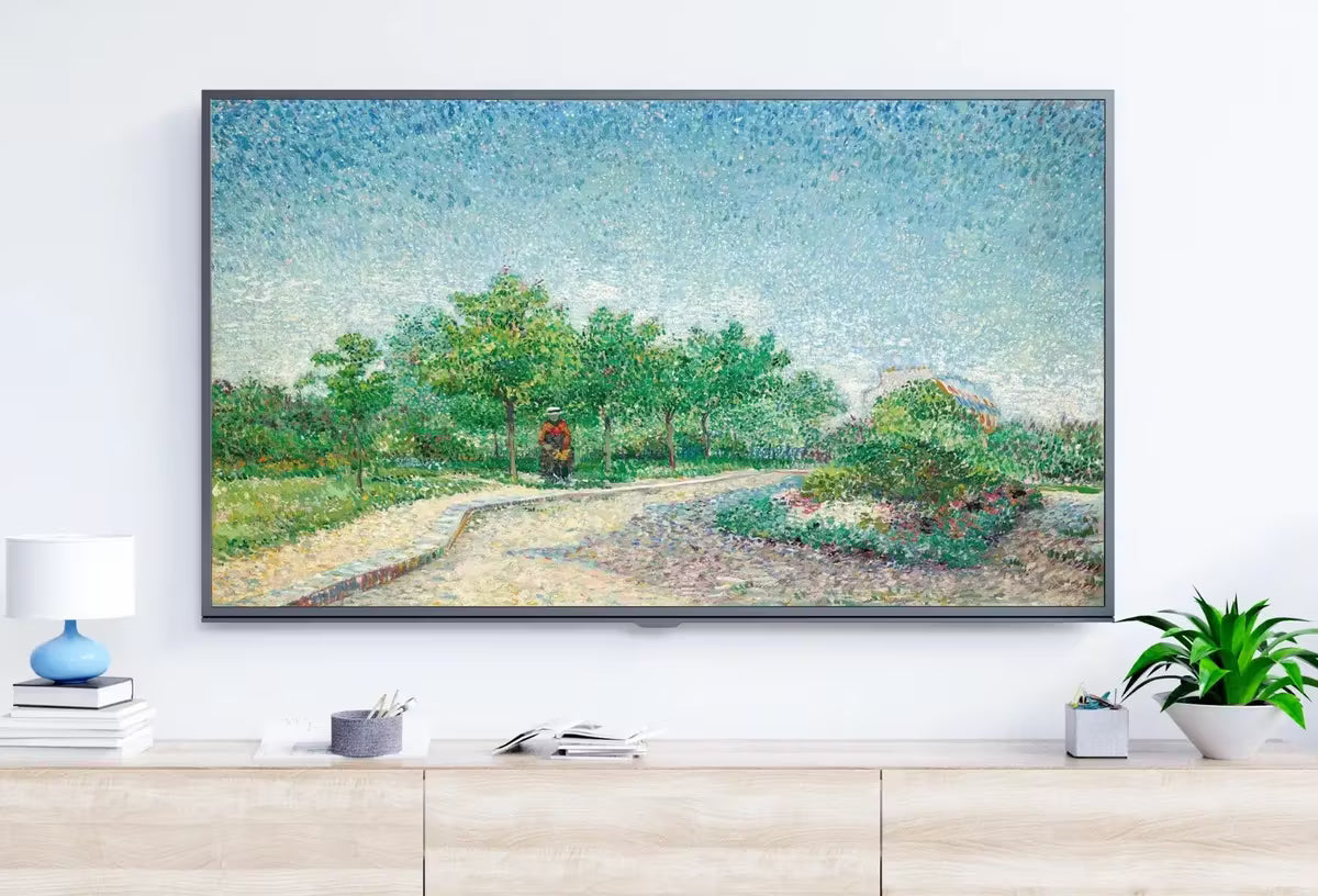Samsung Frame TV Art 4K Square Saint-Pierre Famous Painting by Vincent van Gogh. Instant Download van Gogh Art for the Frame TV. Vintage Art – Frame TV  Art